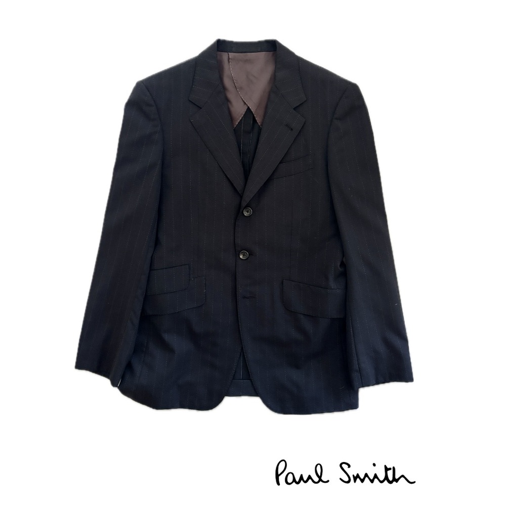 Paul Smith Men’s Blazer – Navy Pinstripe, Size 38R